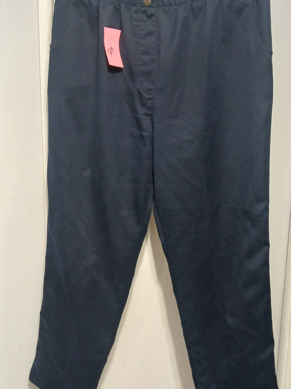 ALIA Women's Navy Casual Pants